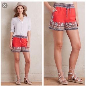 Scarf Printed Shorts by Hei Hei